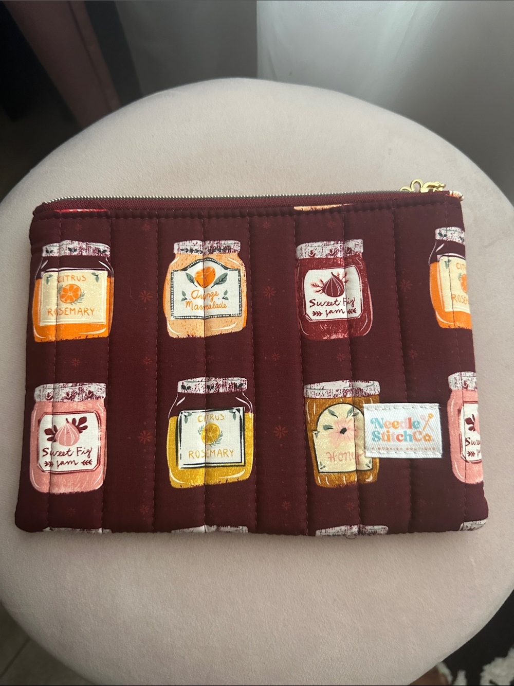 Quilted Kindle Cover - Maroon